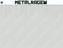 Tablet Screenshot of metalrage.com